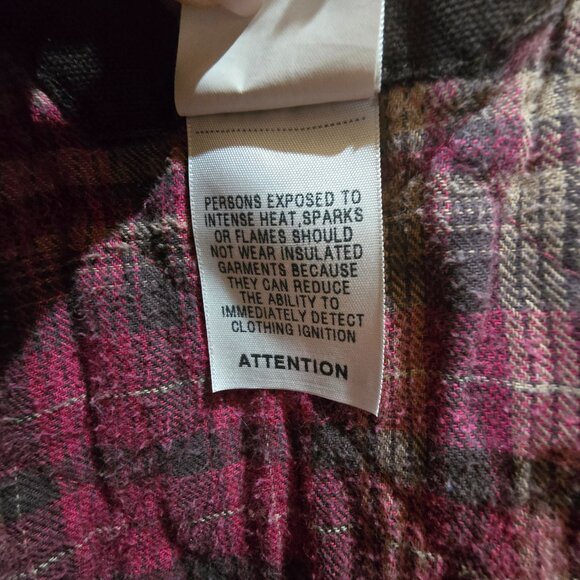 Plaid Pink and Brown Women's Jacket - Picture 15 of 15